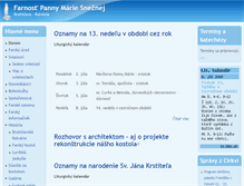 Tablet Screenshot of kalvaria.sk